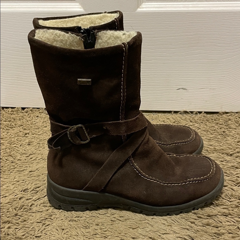 Rieker | Tex | Brown | Wrap Strap/Buckle | Mid Calf | Winter | Boots | Size 37 - Picture 6 of 16